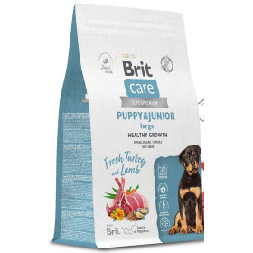 Brit Care Dog Puppy&Junior Large Breed для молодых собак крупных пород ягненок индейка
