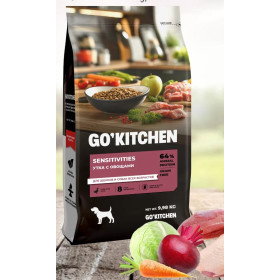 GO! Sensitivity+Shine беззерновой корм для щенков и собак с цельной уткой для чувствительного пищеварения 