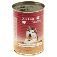 Собачье счастье баранина с потрошками в желе