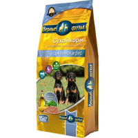 Верные друзья корм для щенков всех пород курица