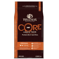 WELLNESS CORE Dog Original беззерновой корм для взрослых собак средних пород, индейка с курицей  