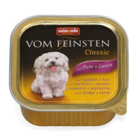 Animonda Консервы VOM FEINSTEN CLASSIC с индейкой и ягненком для собак 150г