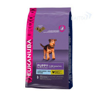 EUKANUBA Dog для щенков крупных пород 1+ курица