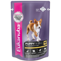 Eukanuba Dog паучи корм для щенков в соусе 100 г