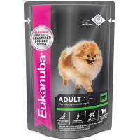 Eukanuba Dog паучи корм для собак говядина в соусе 100 г