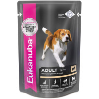 Eukanuba Dog паучи корм для собак ягненок в соусе 100 г