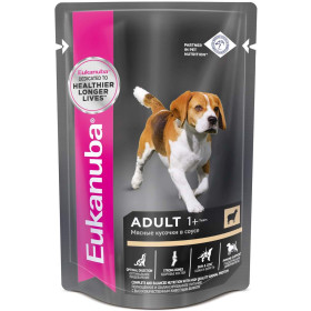 Eukanuba Dog паучи корм для собак ягненок в соусе 100 г