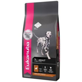 EUKANUBA DOG ADULT для взрослых собак всех пород с ягненком