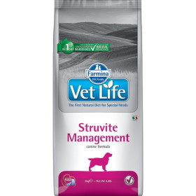 Farmina Vet Life Dog Struvite Management диетический сухой корм для собак для лечения уролитов
