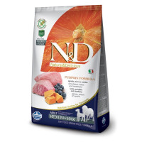 Farmina N&D Dog GF Pumpkin Lamb & Blueberry Adult Medium & Maxi корм для собак средних и крупных пород. Ягненок, тыква, черника