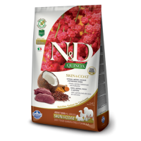 Farmina N&D Dog Quinoa Skin&coat Venison корм для взрослых собак с олениной, киноа для здоровья кожи и шерсти