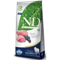Farmina N&D Dog GF Lamb&Blueberry Adult Medium&Maxi беззерновой корм для взрослых собак, ягненок и черника