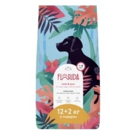 Florida Dog Adult сухой корм для взрослых собак крупных пород ягненок рис