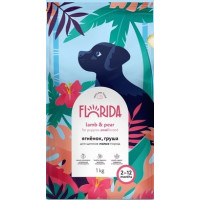 Florida Dog Puppy сухой корм для щенков собак малых пород ягненок груша