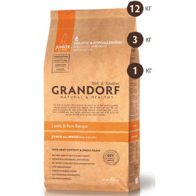 Grandorf Junior Lamb&Rice корм для щенков юниоров с 4 месяцев