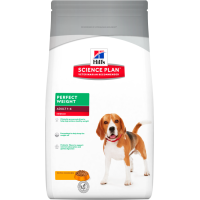 HILLS SP Adult Dog Perfect Weight Light сухой корм для собак, склонных к набору веса, с курицей