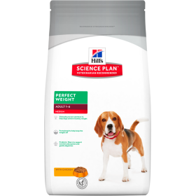 HILLS SP Adult Dog Perfect Weight Light сухой корм для собак, склонных к набору веса, с курицей