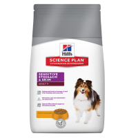 HILLS SP Корм для взрослых собак с чувствительным пищеварением и кожей Деликат