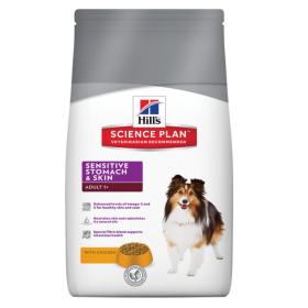 HILLS SP Корм для взрослых собак с чувствительным пищеварением и кожей Деликат