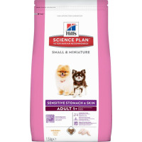 HILLS SP Adult Dog Small&Miniature Sensitive Stomach Skin сухой корм для декоративных пород Деликат
