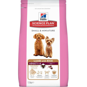 HILLS SP Dog ADULT Small&Miniature сухой корм для взрослых собак декоративных пород ягненок,рис