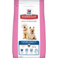 HILLS SP сухой корм для пожилых собак декоративных пород 7+ курица,индейка