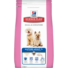 HILLS SP сухой корм для пожилых собак декоративных пород 7+ курица,индейка