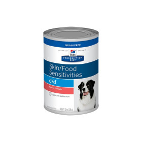 HILLS PD d/d Консервы для собак при пищевой аллергии со вкусом лосося 370 гр