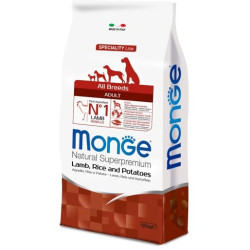 Monge Dog Speciality корм для собак всех пород ягненок с рисом и картофелем