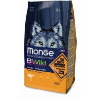Monge BWild Dog GRAIN FREE Ostrich корм для взрослых собак всех пород с мясом страуса