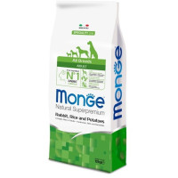 Monge Dog Speciality корм для собак всех пород кролик с рисом и картофелем