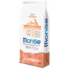 Monge Dog Speciality Puppy&Junior корм для щенков всех пород лосось с рисом