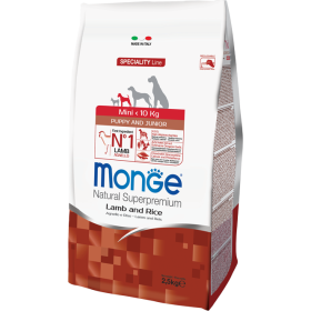 Monge Dog Speciality Mini корм для щенков мелких пород ягненок с рисом