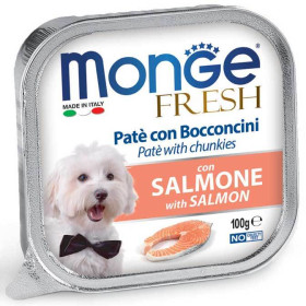 Monge Dog Fresh консервы для собак лосось 100г