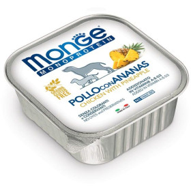 Monge Dog Monoprotein Fruits консервы для собак паштет из курицы с ананасом 150 гр. 