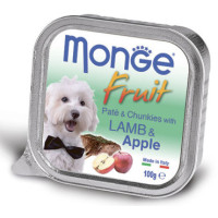 Monge Dog Fruit консервы для собак лосось с грушей 100г