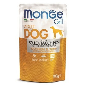 Monge Dog Grill Pouch паучи для собак курица с индейкой 100 г