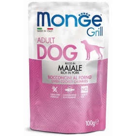 Monge Dog Grill Pouch паучи для собак свинина 100г