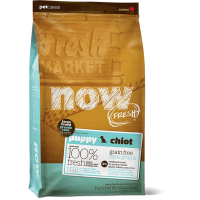 NOW FRESH Корм беззерновой для щенков крупных пород с индейкой, уткой и овощами 