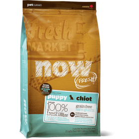 NOW FRESH Корм беззерновой для щенков крупных пород с индейкой, уткой и овощами 