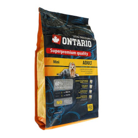Ontario Adult Mini корм для собак мелких и карликовых пород 