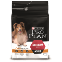 Проплан Dog OPTIHEALTH корм для взрослых собак средних пород курица рис