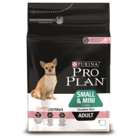 Проплан Dog OPTIDERMA корм для взрослых собак мелких пород лосось рис