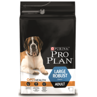 Проплан Dog OPTIHEALTH Robust корм для взрослых собак крупных пород мощного телосложения курица рис