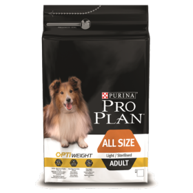 Проплан Dog OPTIWEIGHT корм для стерилизованных собак с избыточным весом курица рис