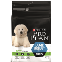 Проплан Dog OPTISTART Robust корм для щенков крупных пород мощного телосложения курица