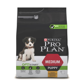 Проплан Dog OPTISTART корм для щенков средних пород курица рис
