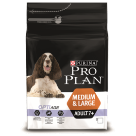 Проплан Dog OPTIAGE для собак старше 7 лет средних и крупных пород курица