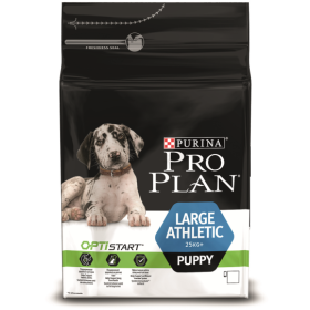 Проплан Dog ATHLETIC OPTISTART корм для щенков крупных пород атлетического телосложение курица