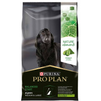 Проплан Dog Nature Elements корм для щенков средних и крупных пород ягненок и спирулина